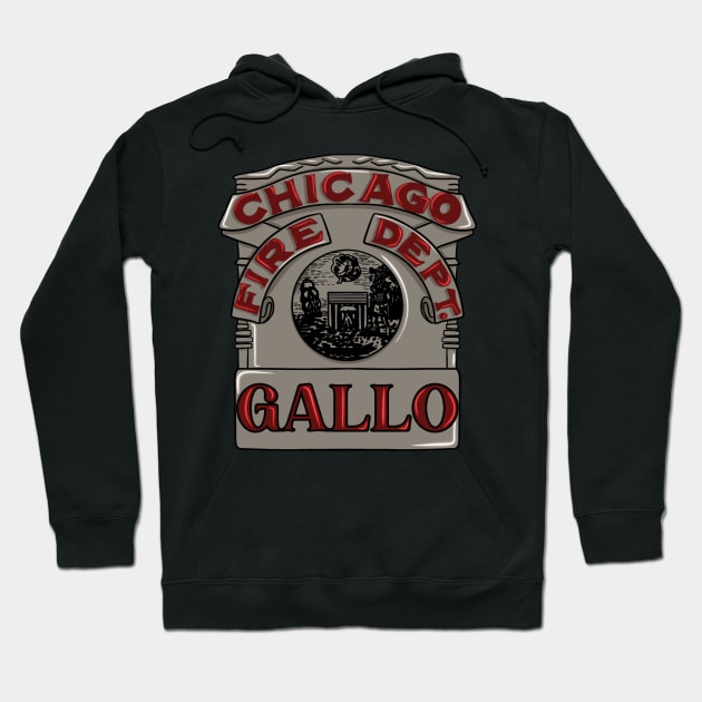 Blake Gallo | Chicago Fire Badge Hoodie by icantdrawfaces